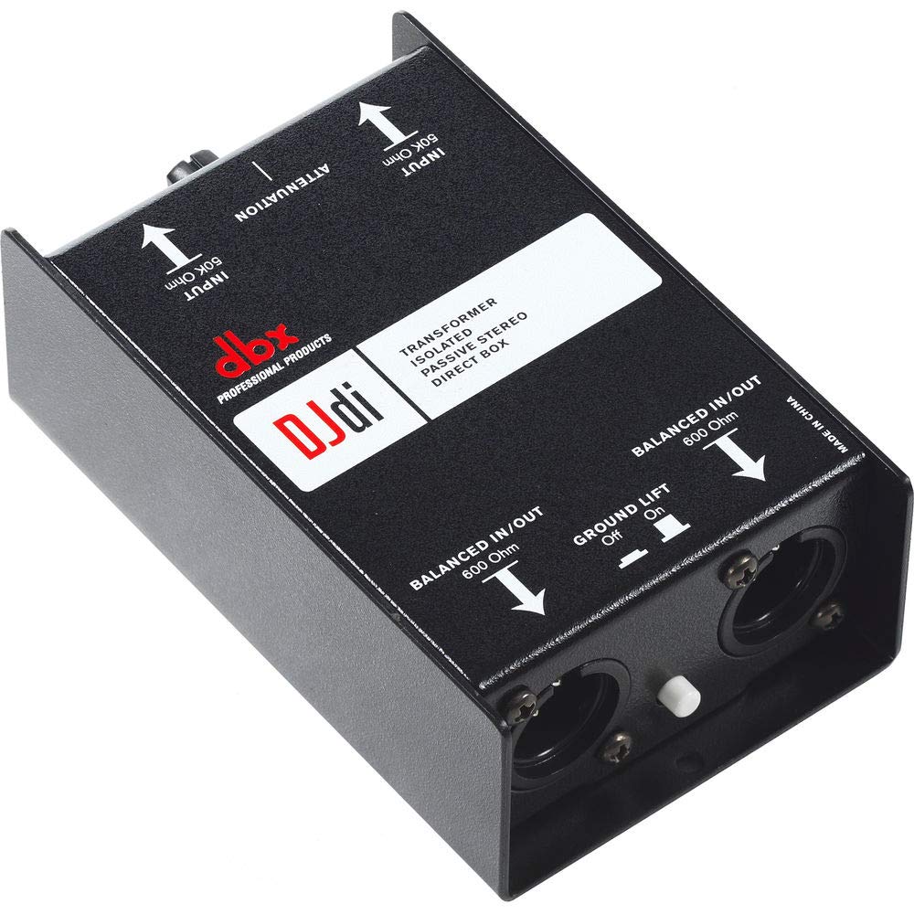 Dbx Djdi Passive 2-Channel Direct Box With Line Mixer